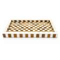 INR 999,  Handcrafted Mosaic Wooden Serving Tray With Ivory Inlay For Homes