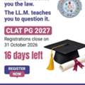 The LL.B. Teaches You The Law. The LL.M. Teaches You To Question It.