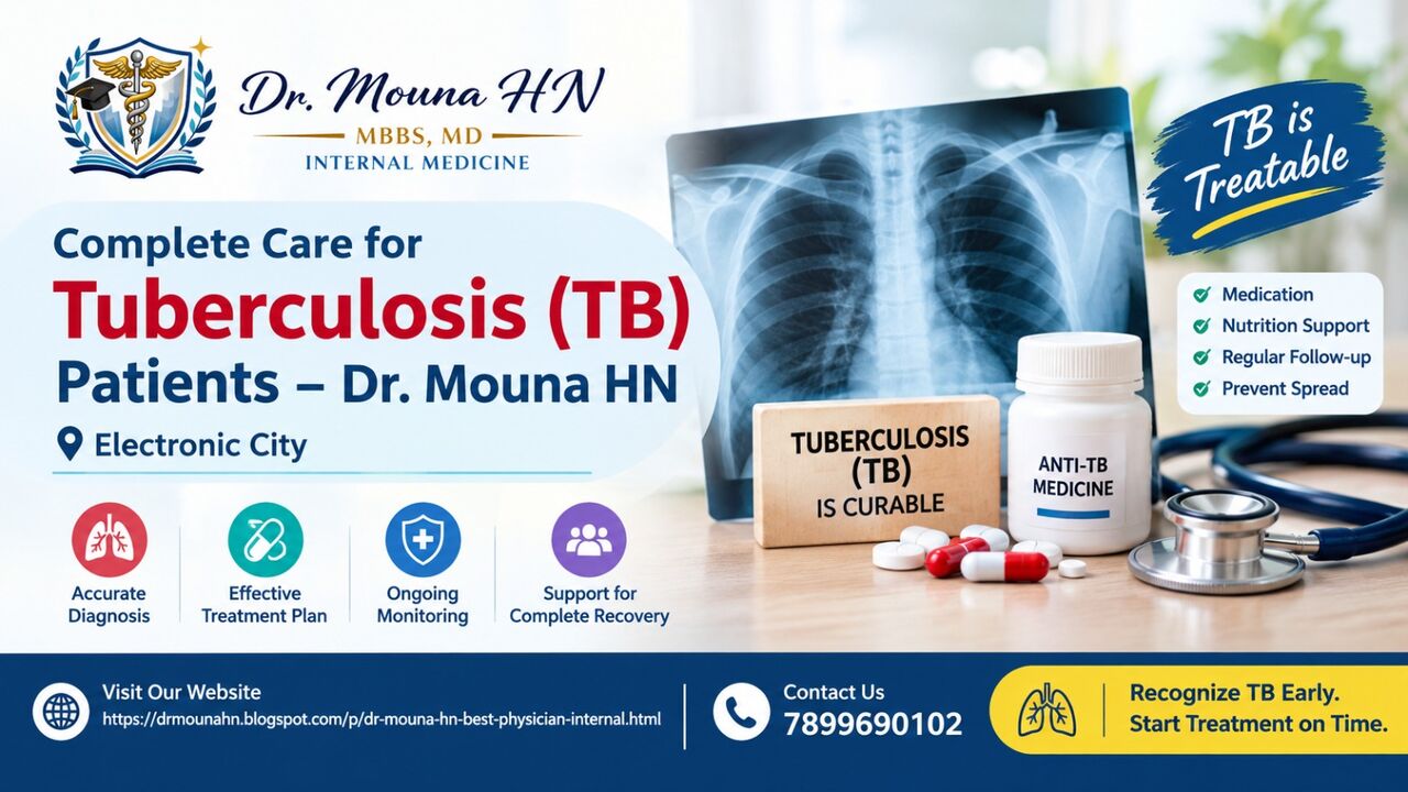Bangalore, Health, Complete Care For Tuberculosis (TB) Patients &ndash; Dr. Mouna HN