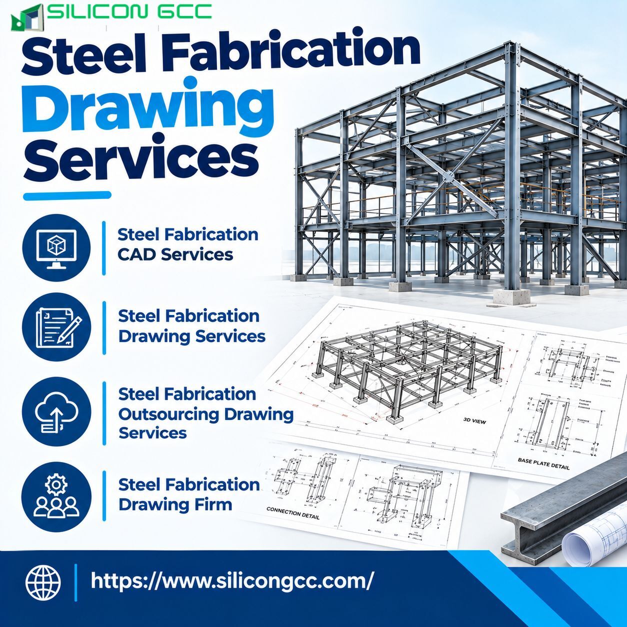 Abu Dhabi, Construction, Professional Steel Fabrication Drawing Services In Abu Dhabi, UAE