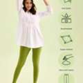 INR 599,  Ankle Length Leggings By Go Colors &ndash; Everyday Comfort & Versatile Style