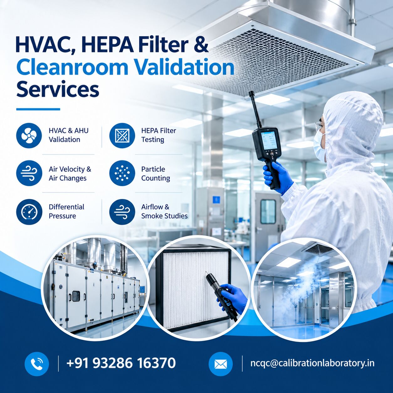 Ahmedabad, Business, HVAC, HEPA Filter And Cleanroom Validation Services