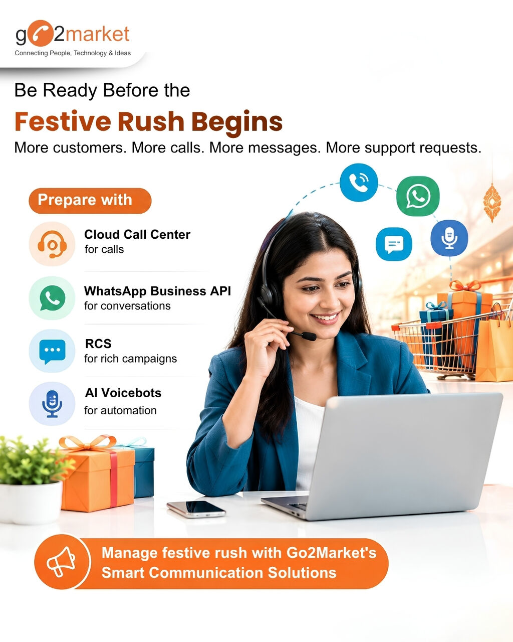 New Delhi, Business, Boost Agent Productivity With Go2market&rsquo;s Cloud Call Center