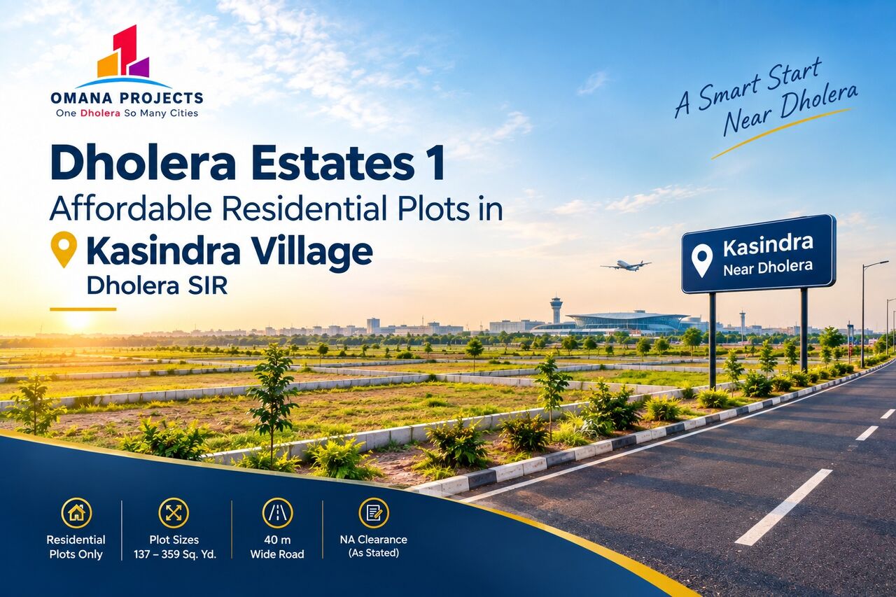 Ahmedabad, Residential Plots, INR 1600000,  137 Sq. Yard,  Dholera Estates 1 &ndash; Residential Plots In Kasindra