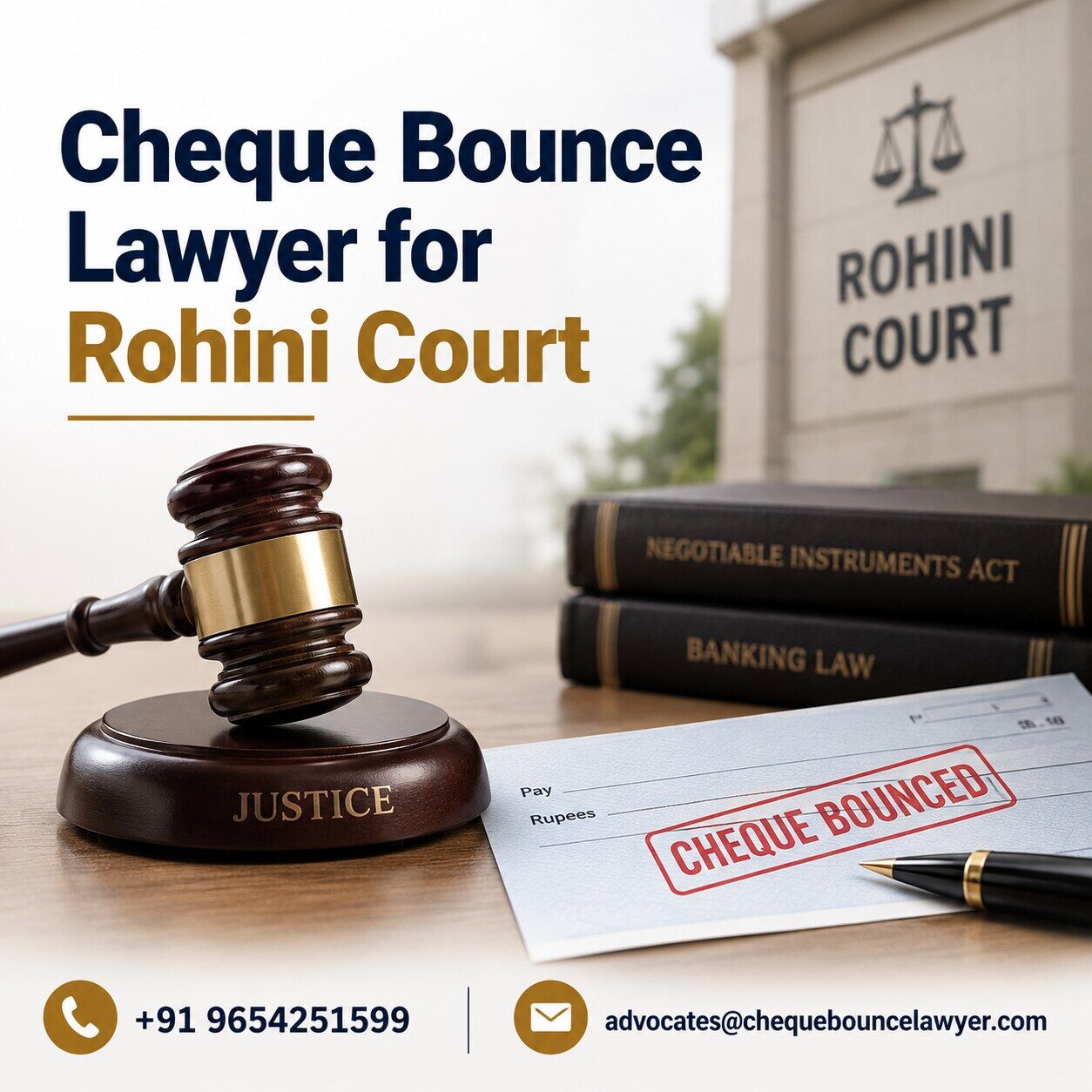 Rohini, Legal, Do You Need A Cheque Bounce Lawyer For Rohini Court In Delhi?