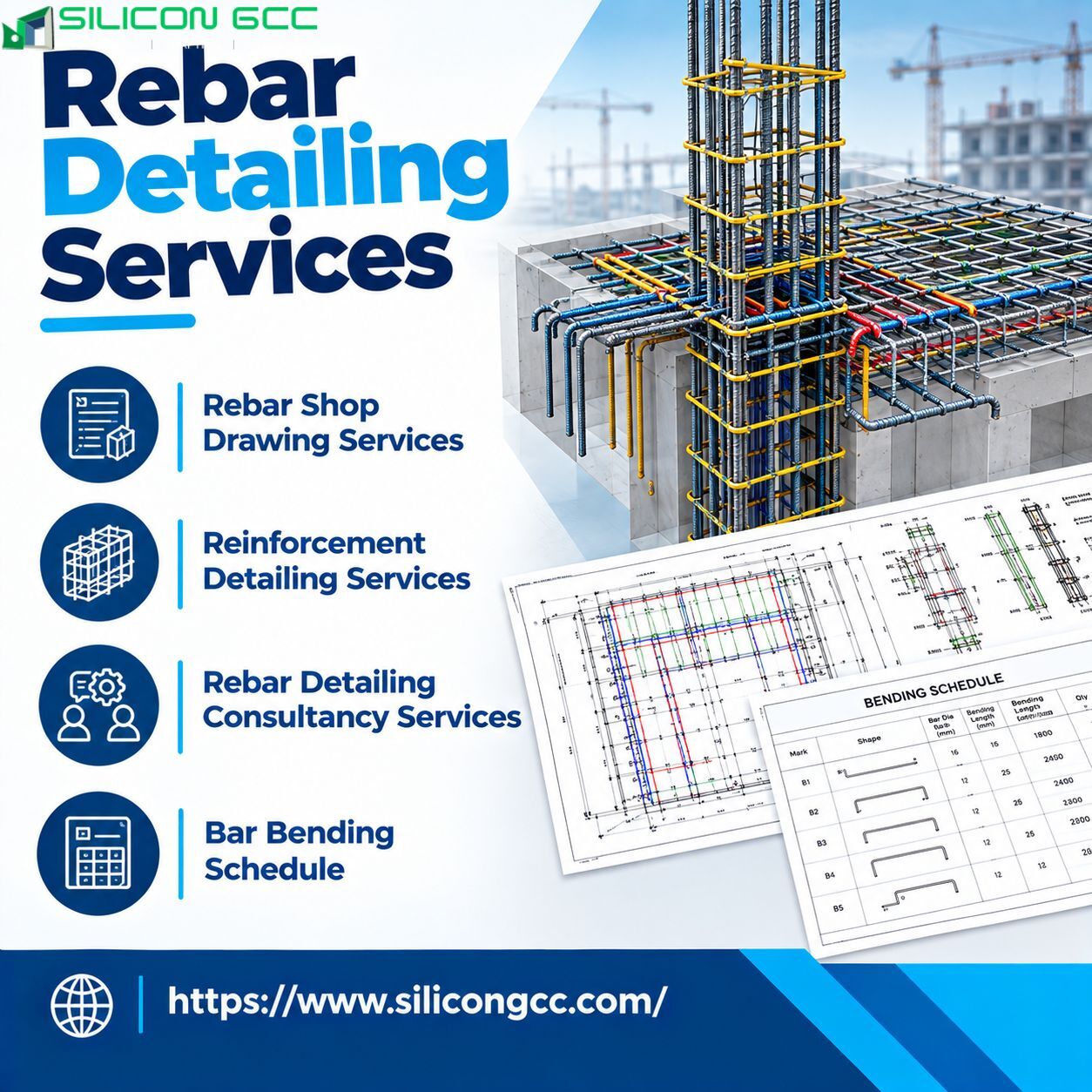 Ajman, Construction, Rebar Detailing Services In Ajman, UAE