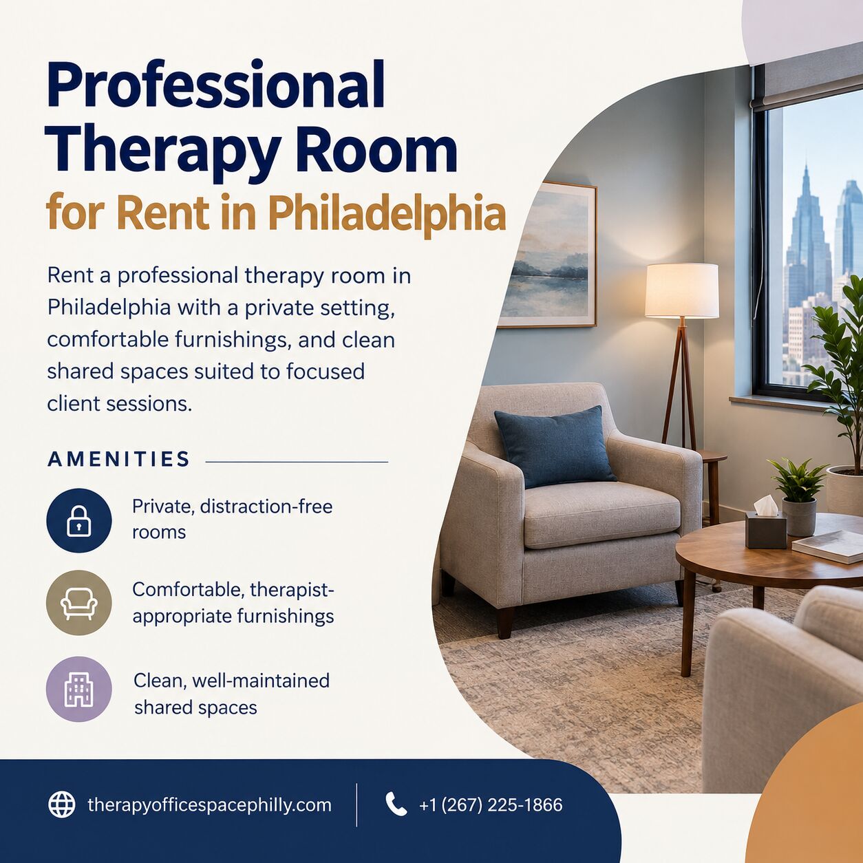 New York, Business, Flexible Therapy Room To Rent For Philadelphia Therapists