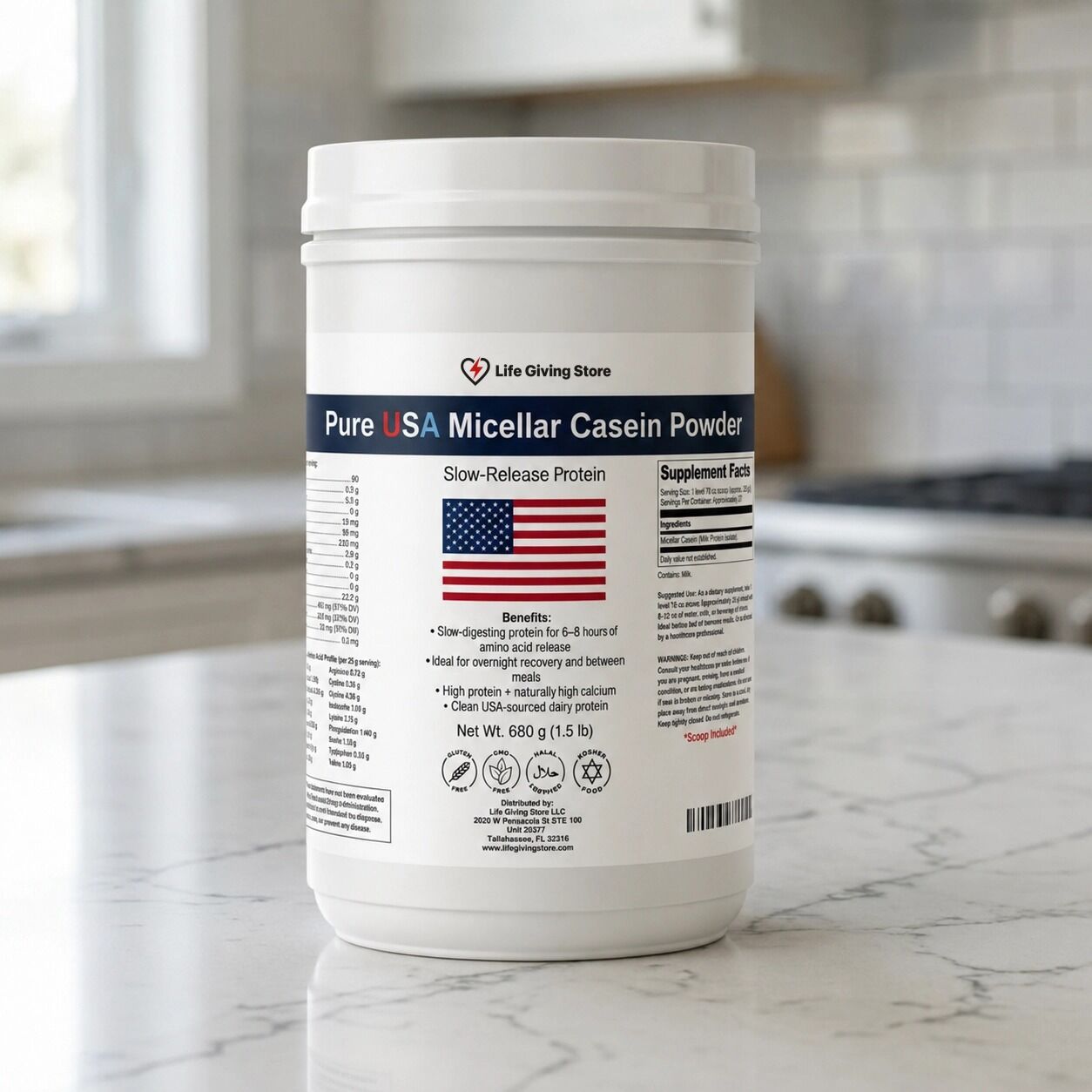 New York, Health & Beauty Items, USD 45,  Pure USA Micellar Casein Protein Powder | Life Giving Store