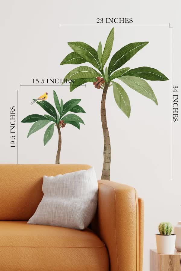 New York, Household Items, USD 42,  Ready For Summer &ndash; Tropical Wall Decals | KalaKaari Haath Global