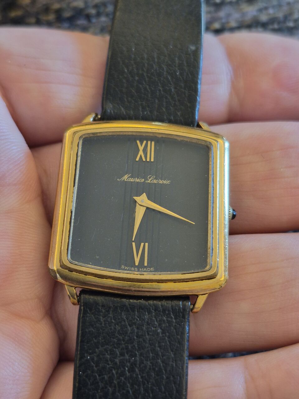 Riyadh, Watches, SAR 990,  Maurice Lacroix Watch Vintage Of 60 Years Old For Men Original Swiss Made