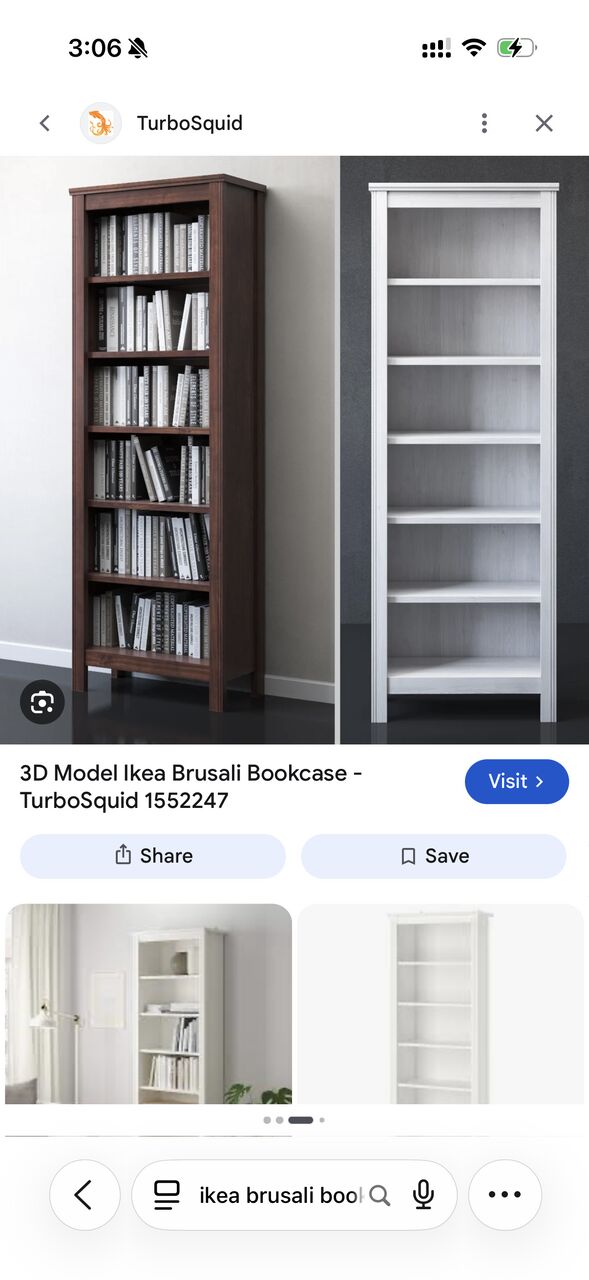 Riyadh, Furniture, SAR 800,  IKEA Brusali 3 Piece TV Unit (cabinet - Bench - Bookcase)