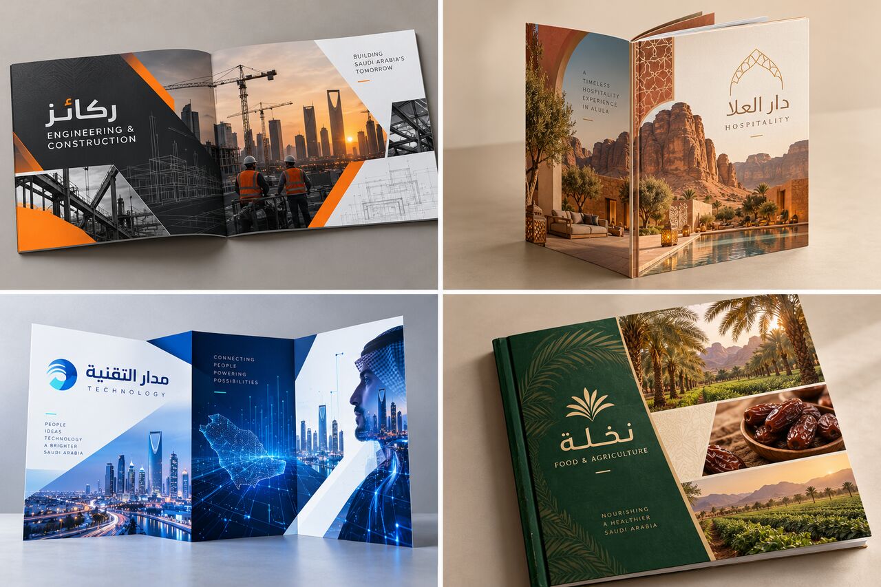 Riyadh, Graphic Design, تصميم بروفايل شركات ومطبوعات احترافية | Professional Comp