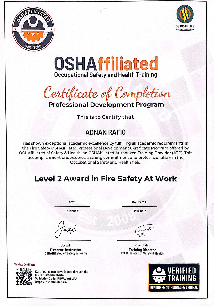 Jeddah, Job Seekers, HSE Officer, Safety Officer, WPR,