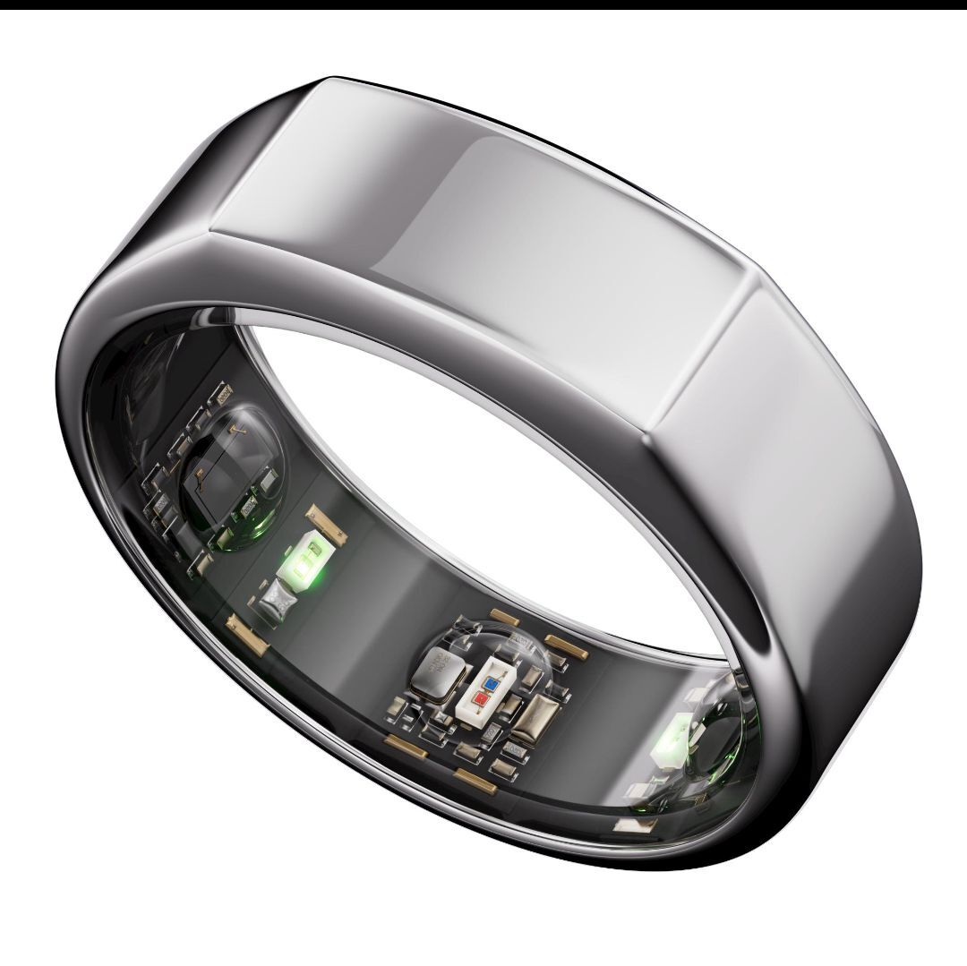 Riyadh, Mobile Phones, SAR 900,  Oura Ring Gen3 Heritage Silver Size 10 Set Brand-New Sealed Boxed