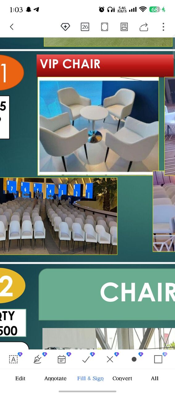 Riyadh, Furniture, SAR 85,  Events Planer & Rental Furniture