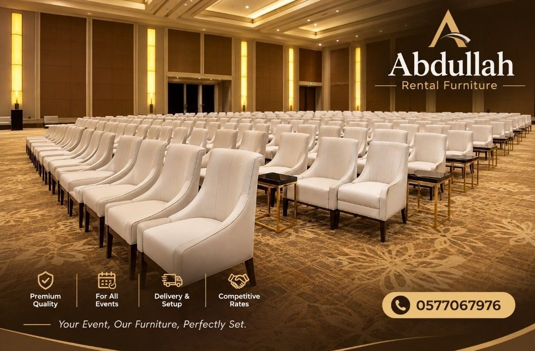 Riyadh, Furniture, SAR 85,  Events Planer & Rental Furniture