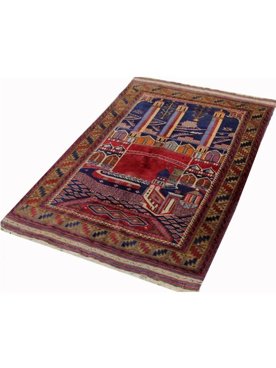 New York, Furniture, USD 370,  3x5 Old Afghan Mosque Prayer Area Rug In DFW TX