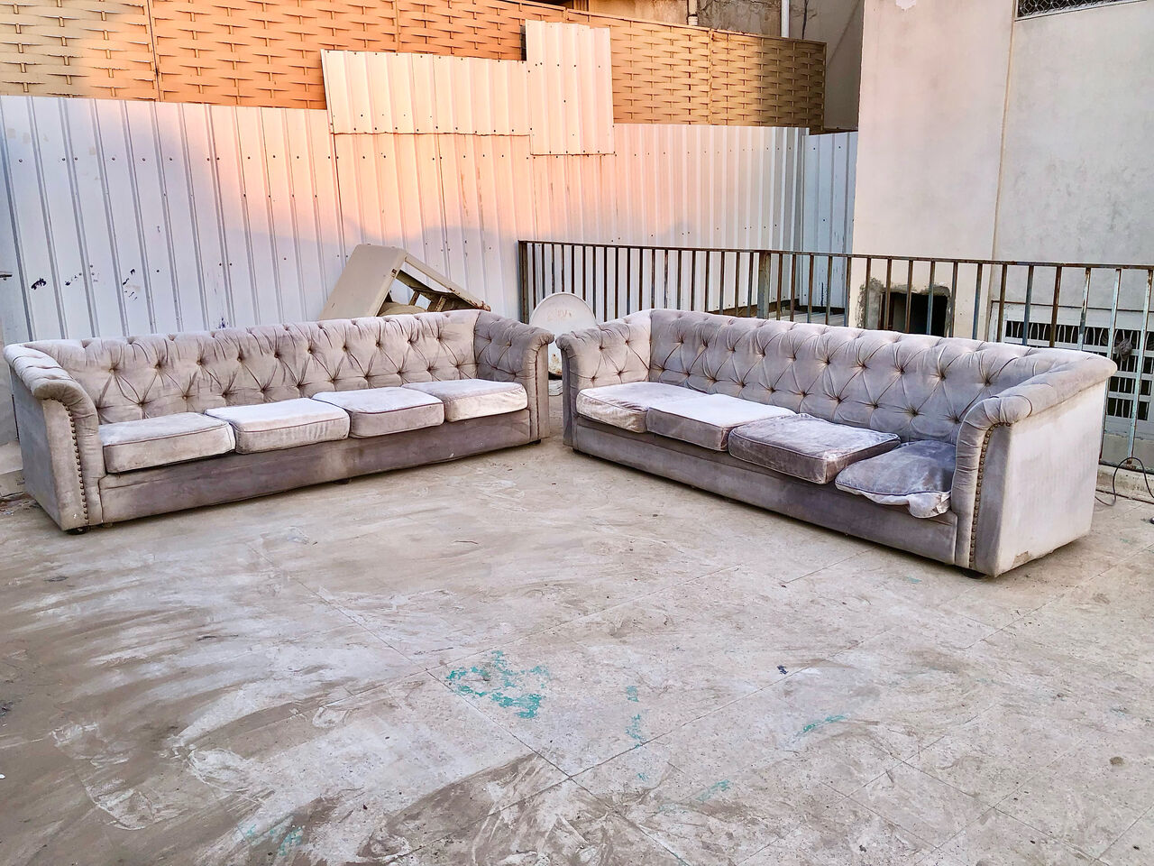 Riyadh, Furniture, SAR 200,  Premium Sofas Beige Color 8 Seats