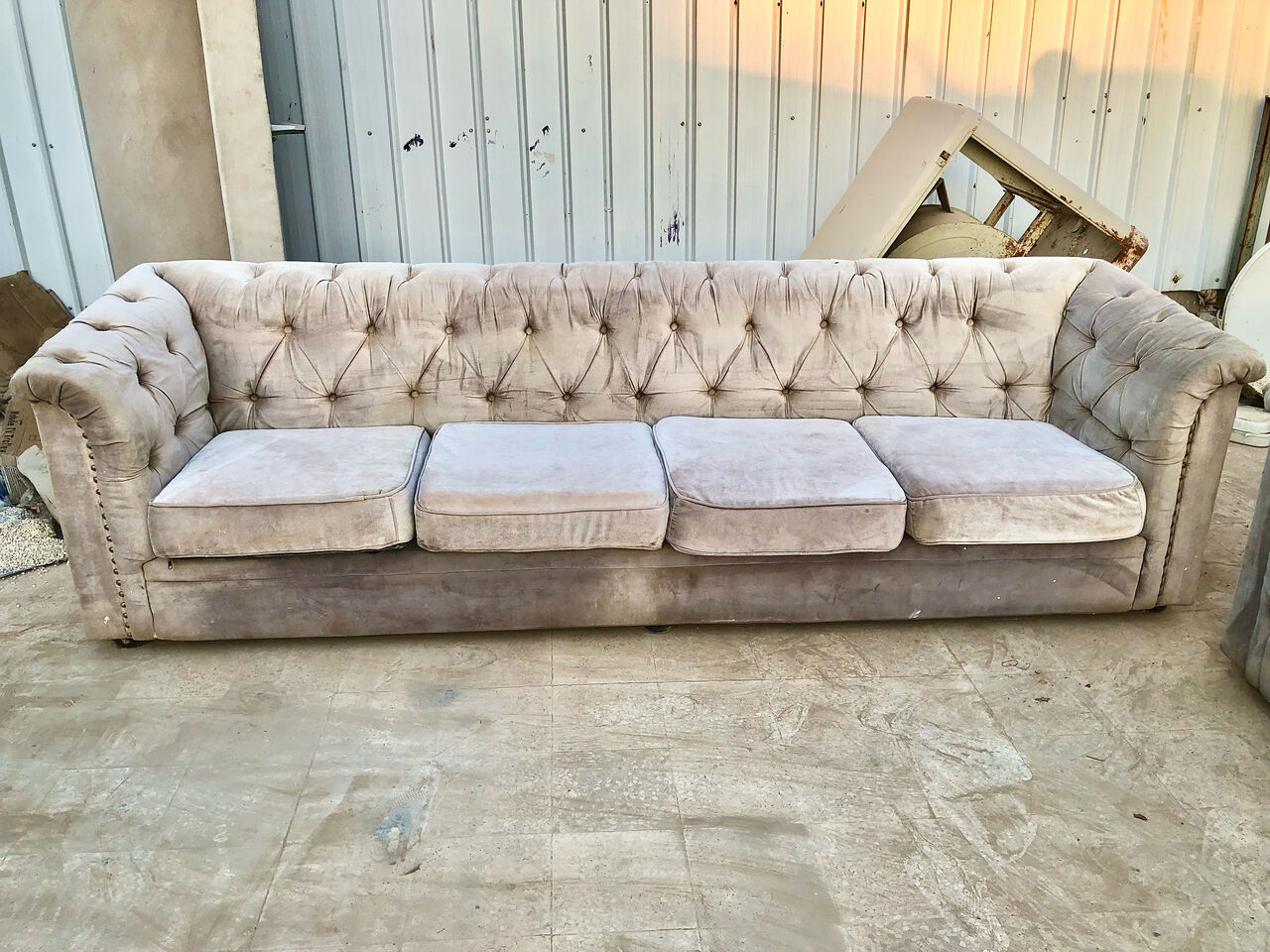 Riyadh, Furniture, SAR 200,  Premium Sofas Beige Color 8 Seats