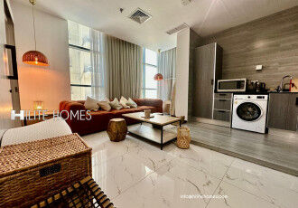Salmiya, Apartments, Flats, Houses & Villas, KWD 400/month,  Furnished,  1 BR,  Beautiful One-Bedroom Apartment For Rent In Salmiya