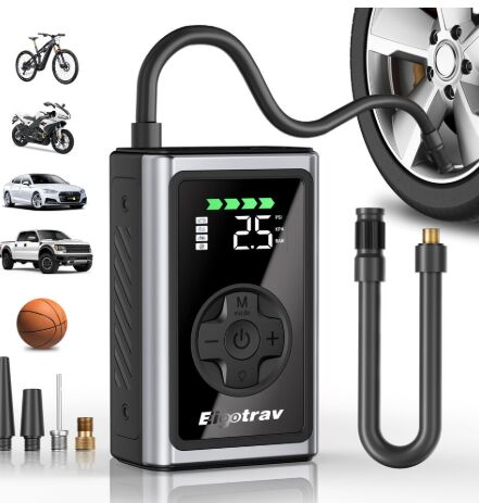 New York, Appliances, USD 49,  Tire Inflator 4000Mah Eigotrav Portable Air Compressor