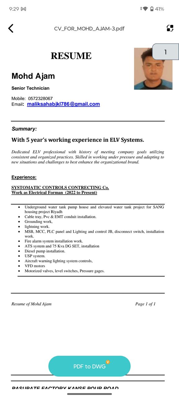 Riyadh, Job Seekers, Electrician