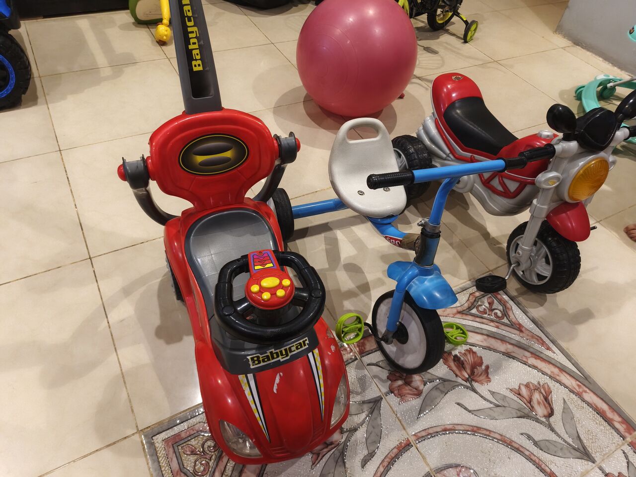 Al Hamra, Baby & Kid Stuff, SAR 350,  Kids Cycle, Red Baby Car, Baby Car Seat, Stroller