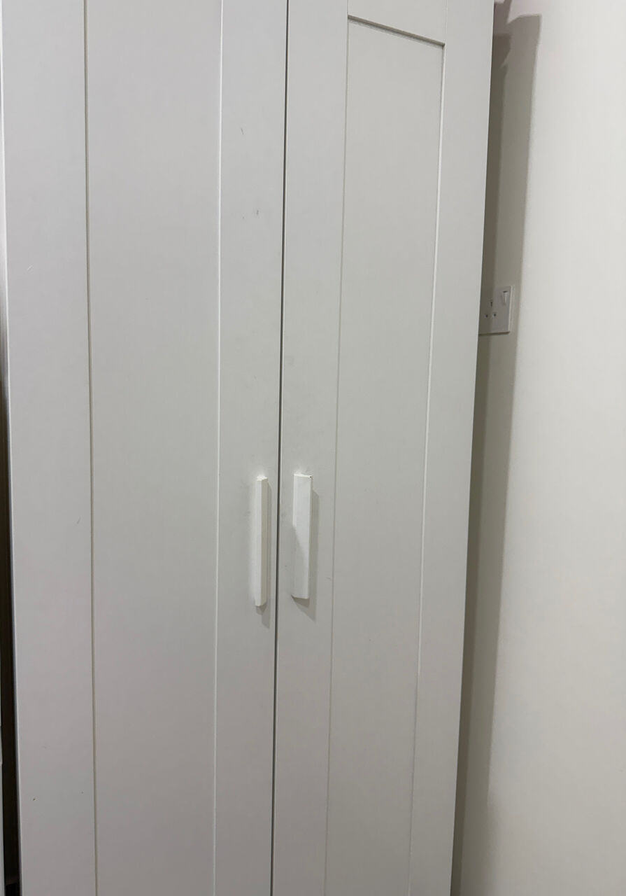 Khobar, Furniture, SAR 350,  Ikea 2 Door Wardrobe (white)