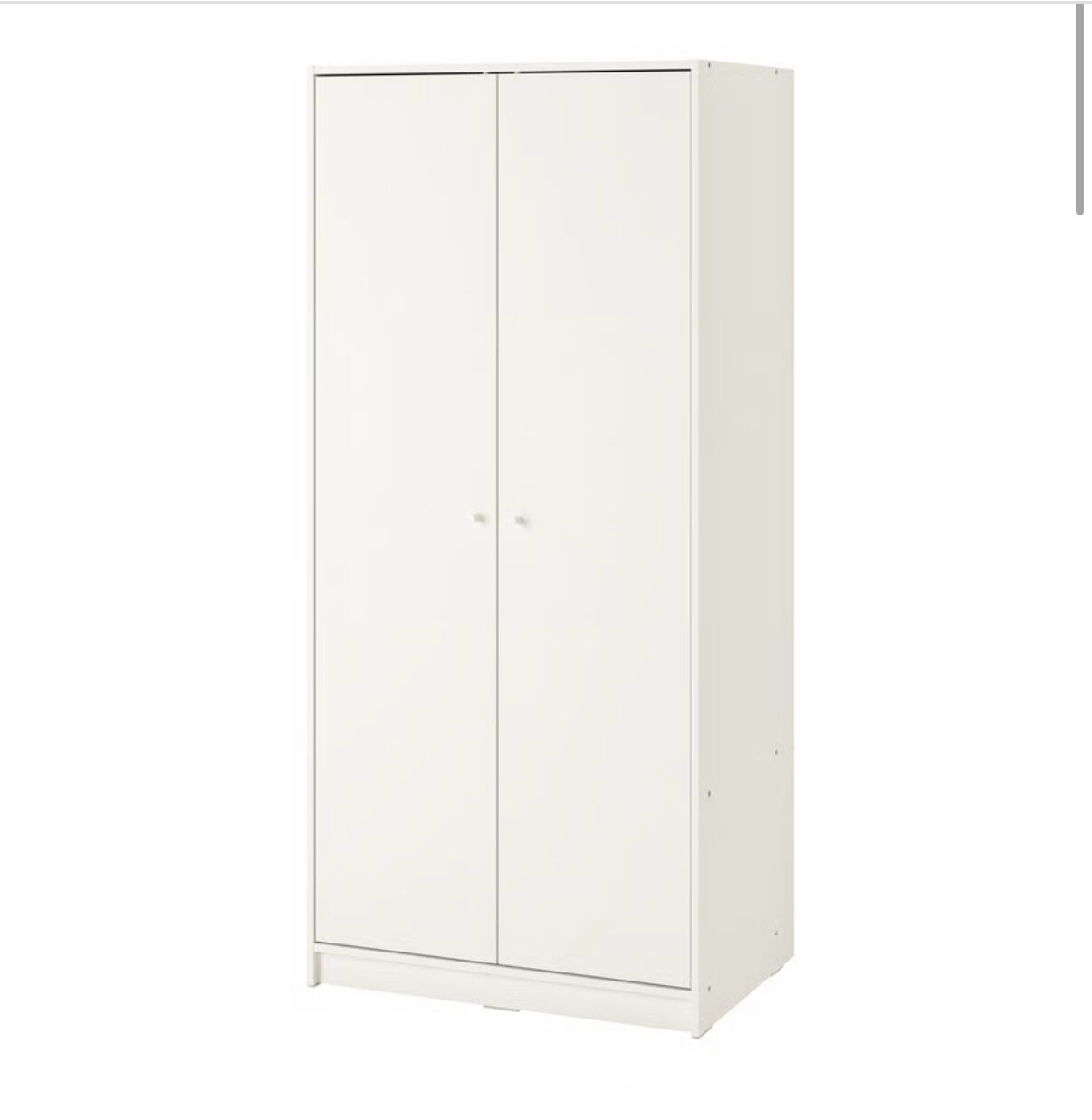 Khobar, Furniture, SAR 350,  Ikea 2 Door Wardrobe (white)