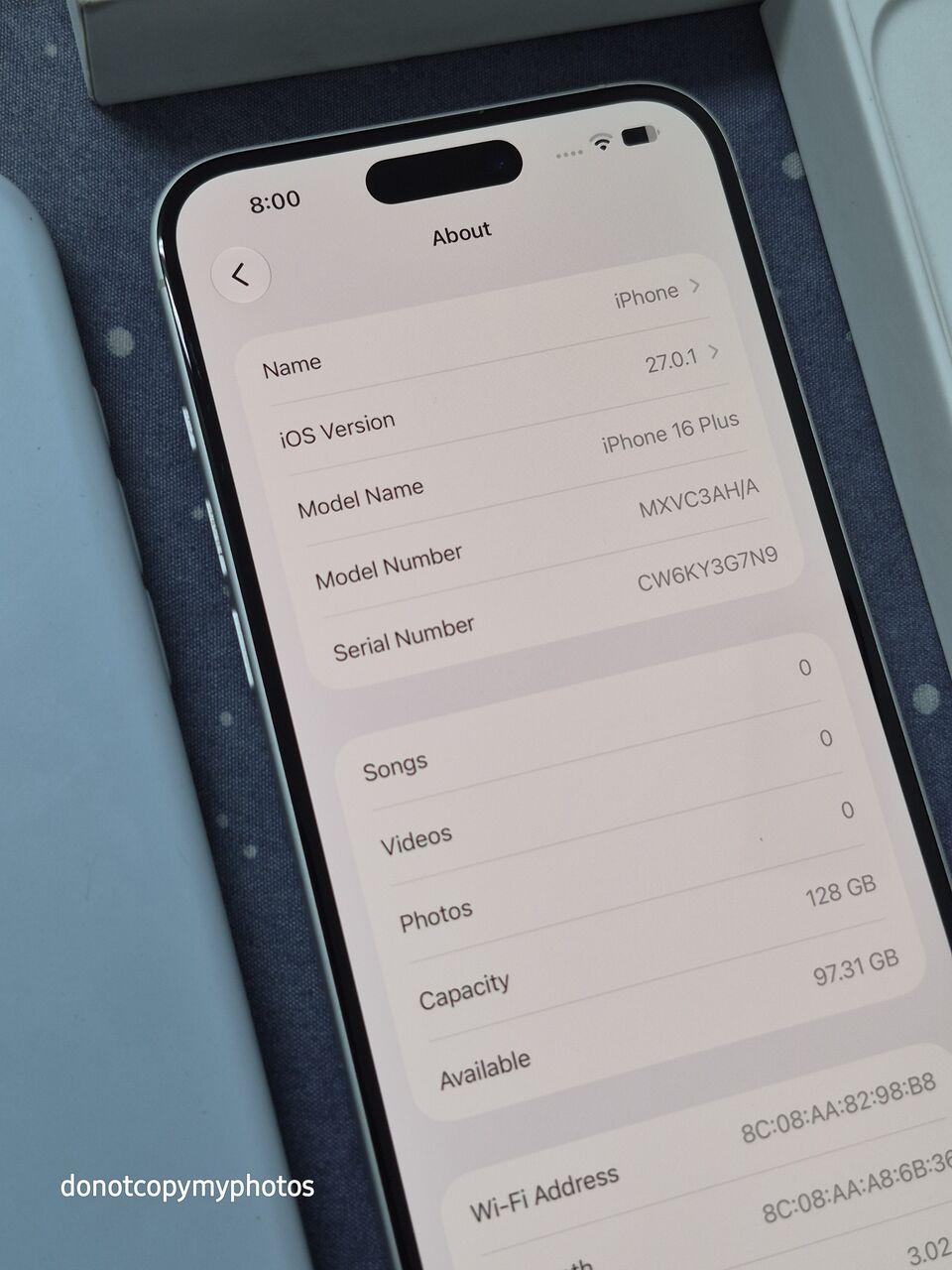 Al Rahmaniyah, Mobile Phones, SAR 2450,  IPhone 16 Plus White 128gb