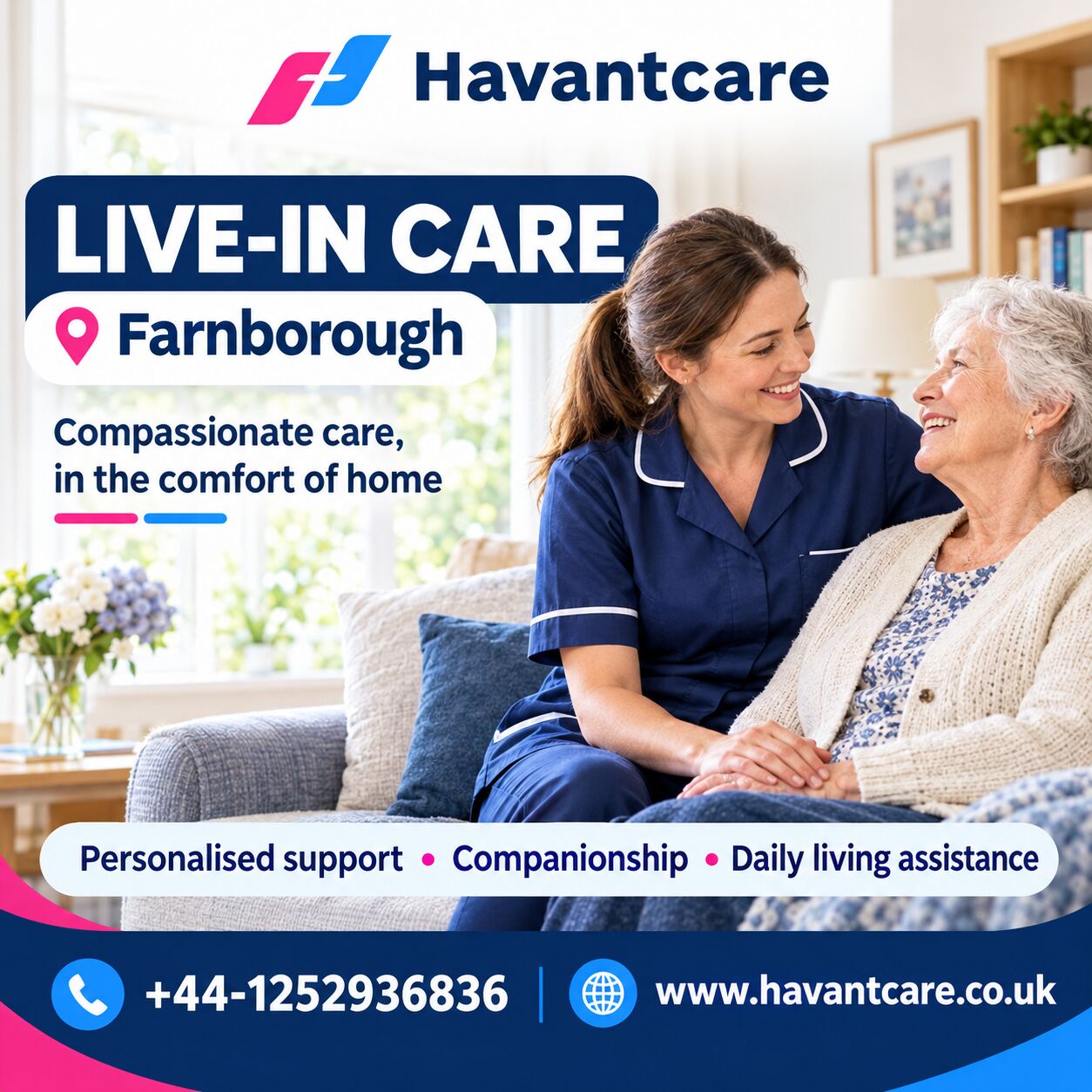 London, Health, Live-In Care Farnborough | Trusted Home Care By Havantcare