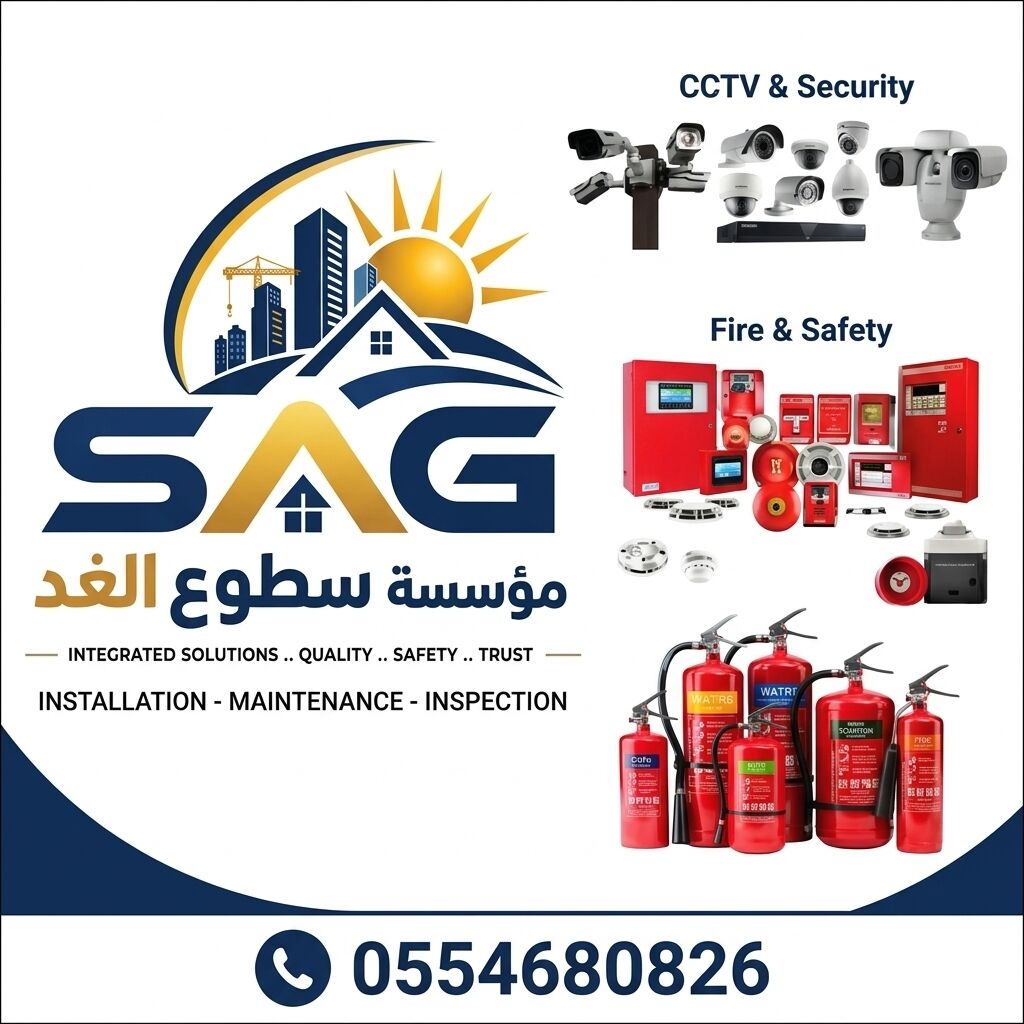 Riyadh, Security, Cctv, Safety,fire Protection, Access Control, Information System,smart Home, Networking.