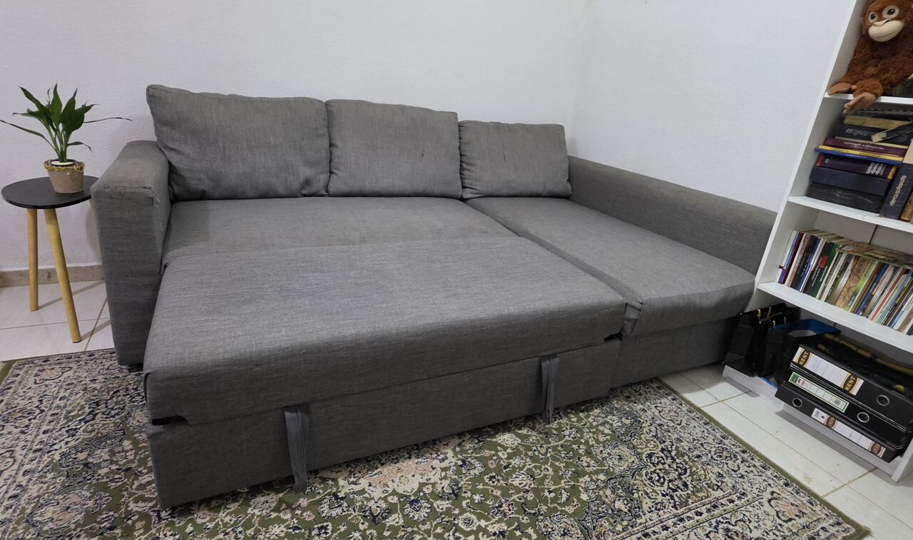 Jeddah, Furniture, SAR 450,  IKEA L-Shaped Sofa Bed  B&Aring;RSL&Ouml;V