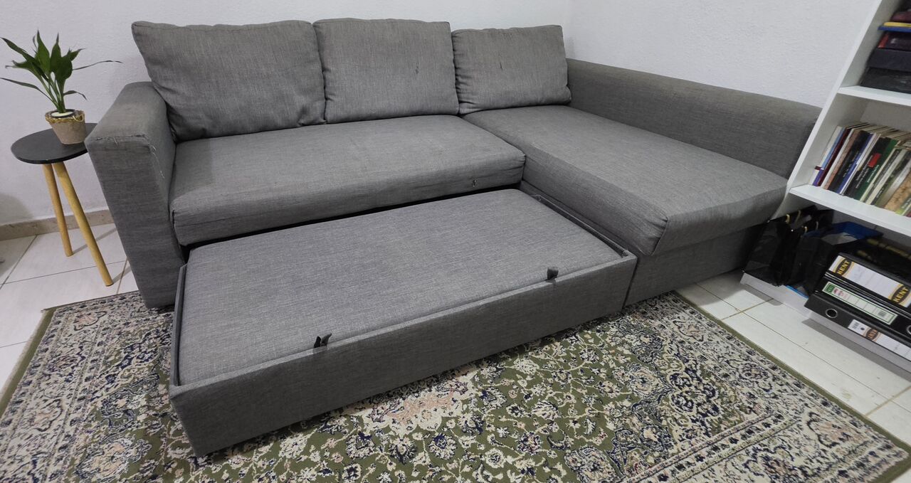 Jeddah, Furniture, SAR 450,  IKEA L-Shaped Sofa Bed  B&Aring;RSL&Ouml;V