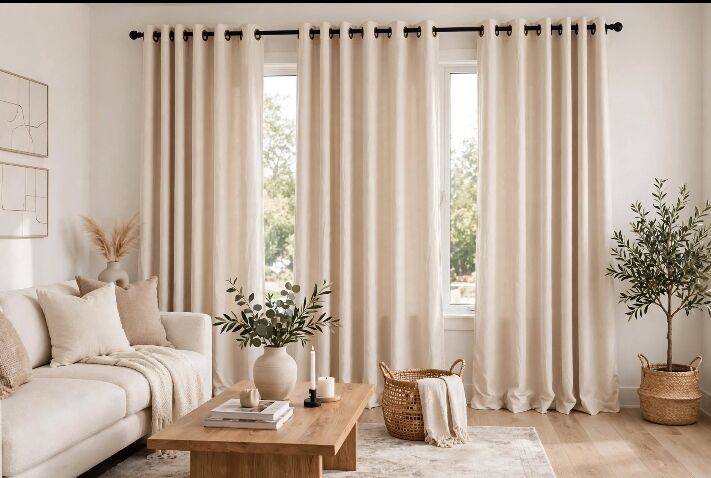 Dammam, Clothing & Accessories, SAR 30,  Elegant Window Curtains With Rings Excellent Condition