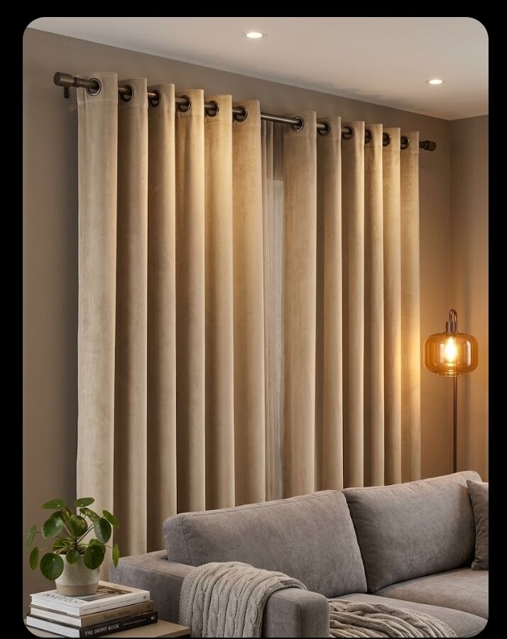 Dammam, Clothing & Accessories, SAR 30,  Elegant Window Curtains With Rings Excellent Condition