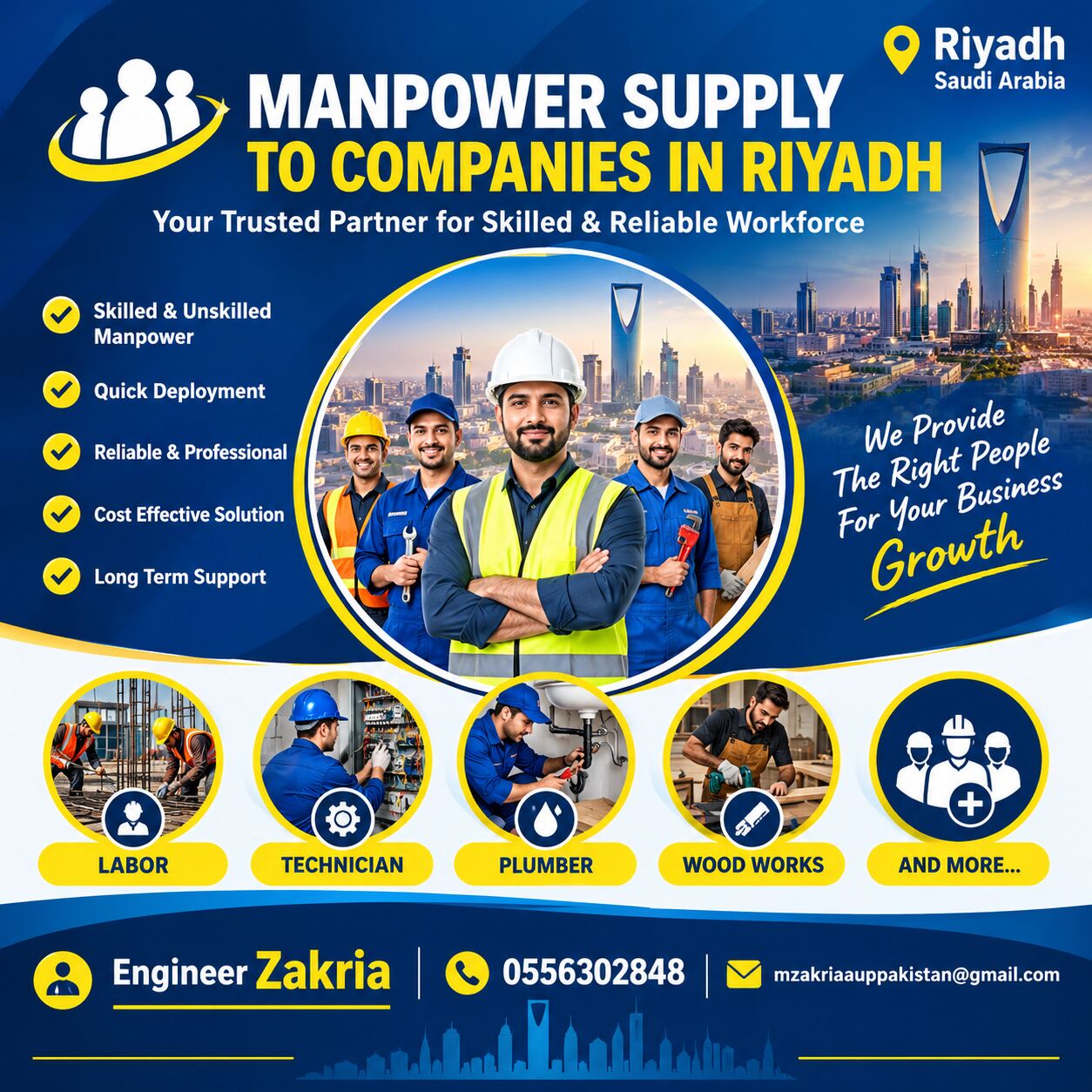 Riyadh, Manpower, Man Power Provided Service