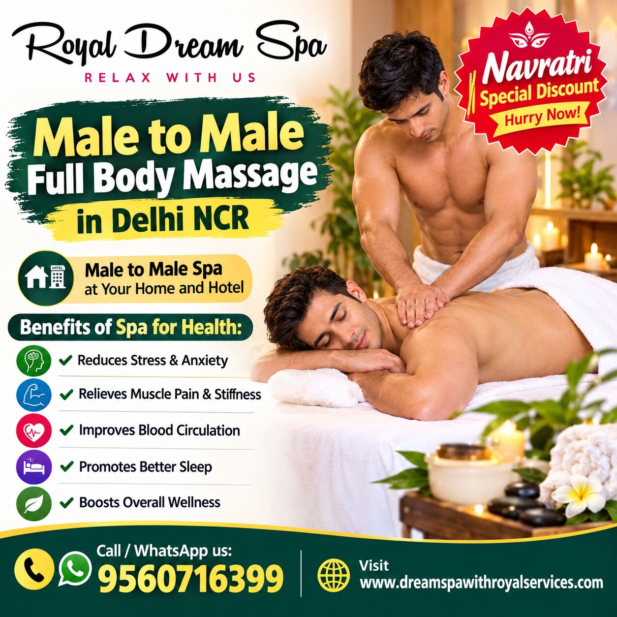 New Delhi, Health, Get Body Massage Home Service In Vasant Kunj Delhi