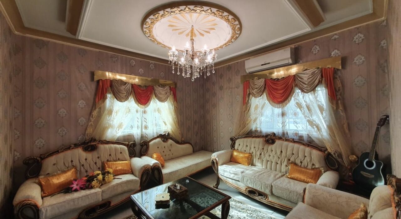 Jeddah, Furniture, Premium Sofa Set With Large Glass Center Table