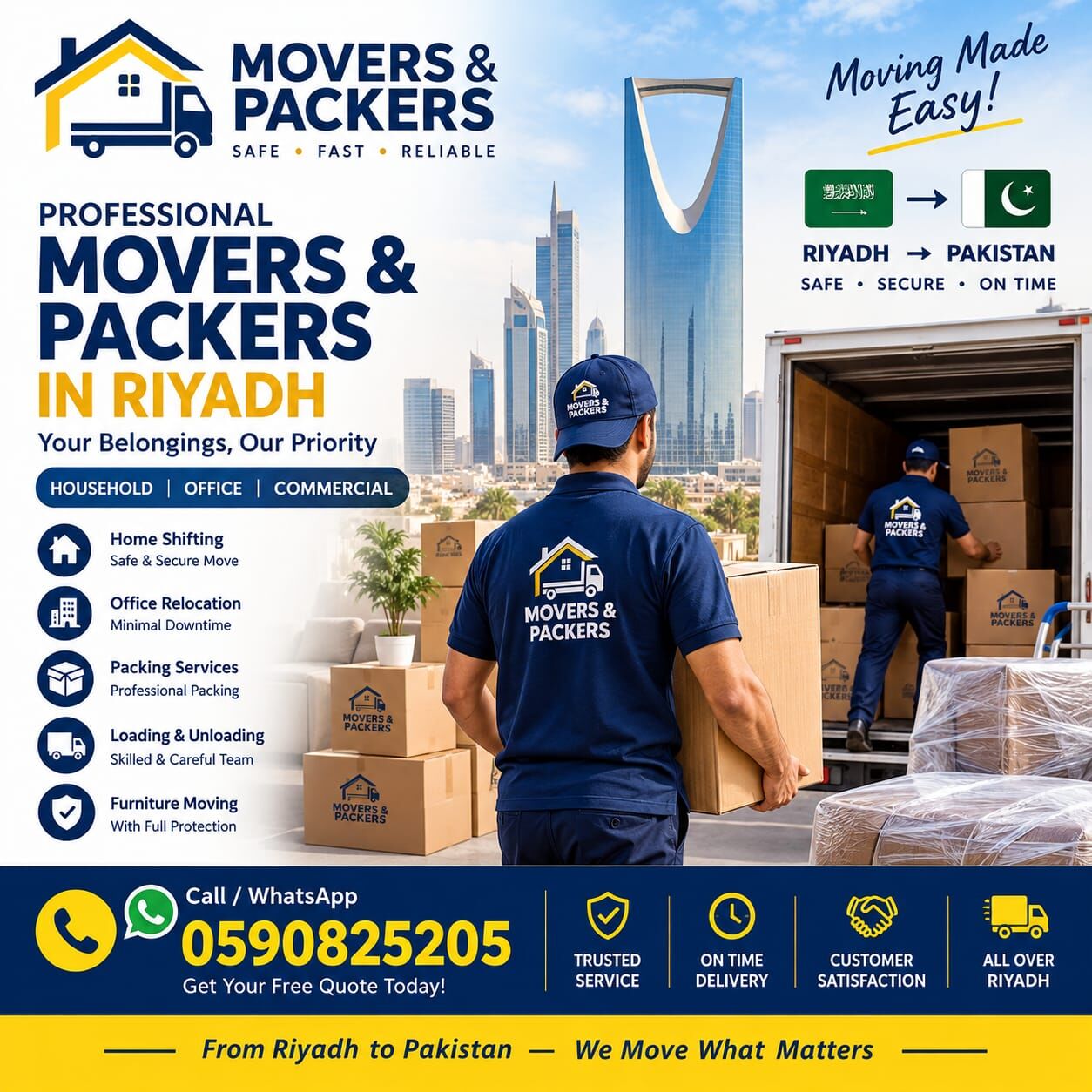 Riyadh, Relocation, Pakistani Riyadh Mover Cleaning Shifing And Pest Control 0590825205