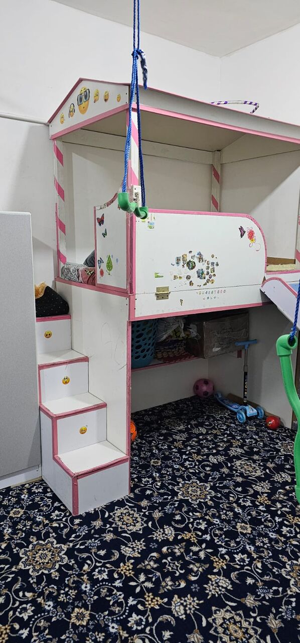 Riyadh, Baby & Kid Stuff, SAR 400,  Big Baby Bed For Sale With Slide Like New