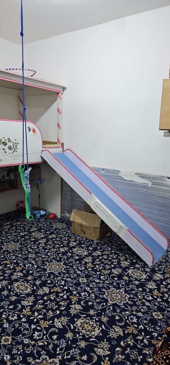Riyadh, Baby & Kid Stuff, SAR 400,  Big Baby Bed For Sale With Slide Like New