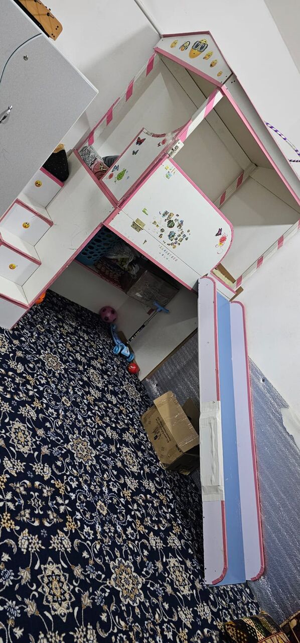 Riyadh, Baby & Kid Stuff, SAR 400,  Big Baby Bed For Sale With Slide Like New