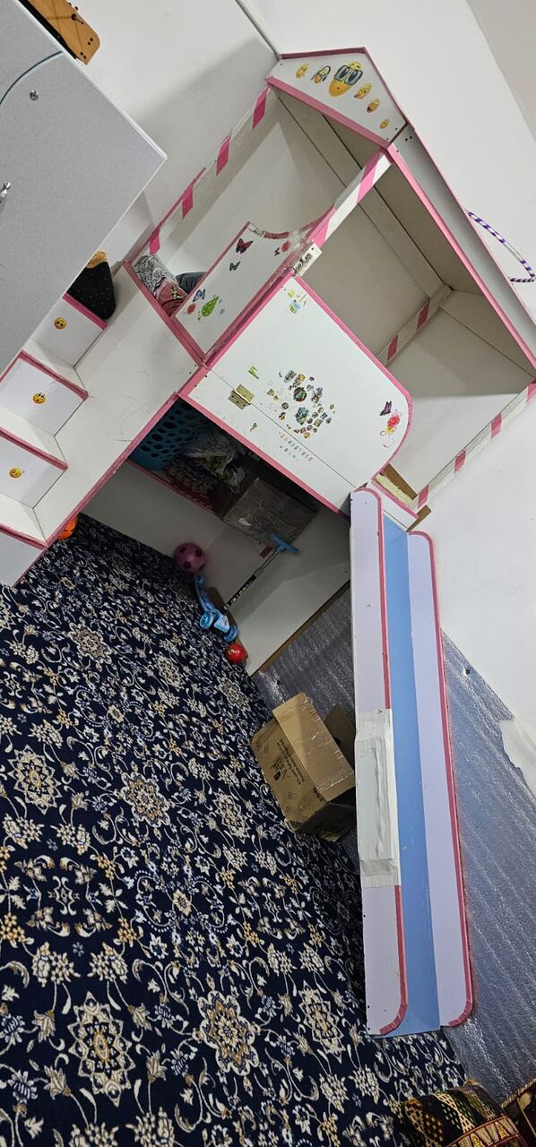 Riyadh, Baby & Kid Stuff, SAR 400,  Big Baby Bed For Sale With Slide Like New
