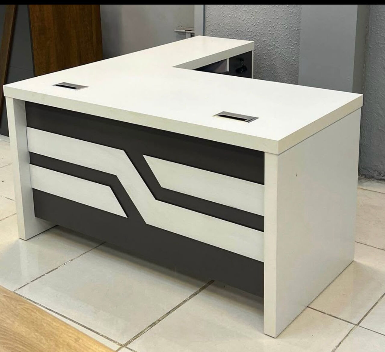 Al Mahjar, Furniture, SAR 1,  Office Desk L Shape 140cm ,160,180,200,220
