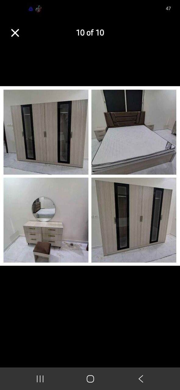 Al Malqa, Furniture, SAR 111,  New Bedroom Set Sale Online Home Devlree Free