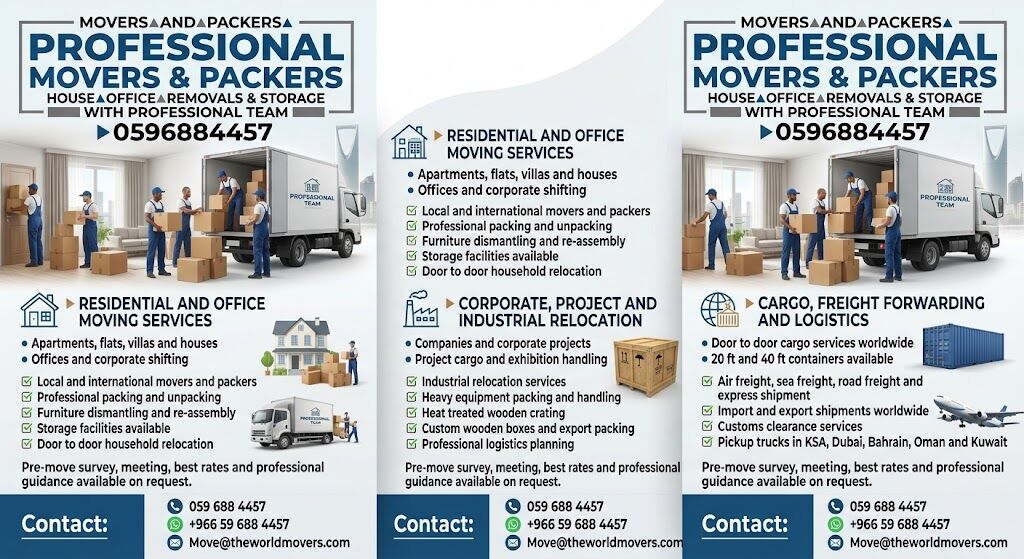 Ras Tanura, Logistics, SHIFTING Of HOUSE▲OFFICE▲PACKING▲SOLUTIONS▲2▲ALL KSA