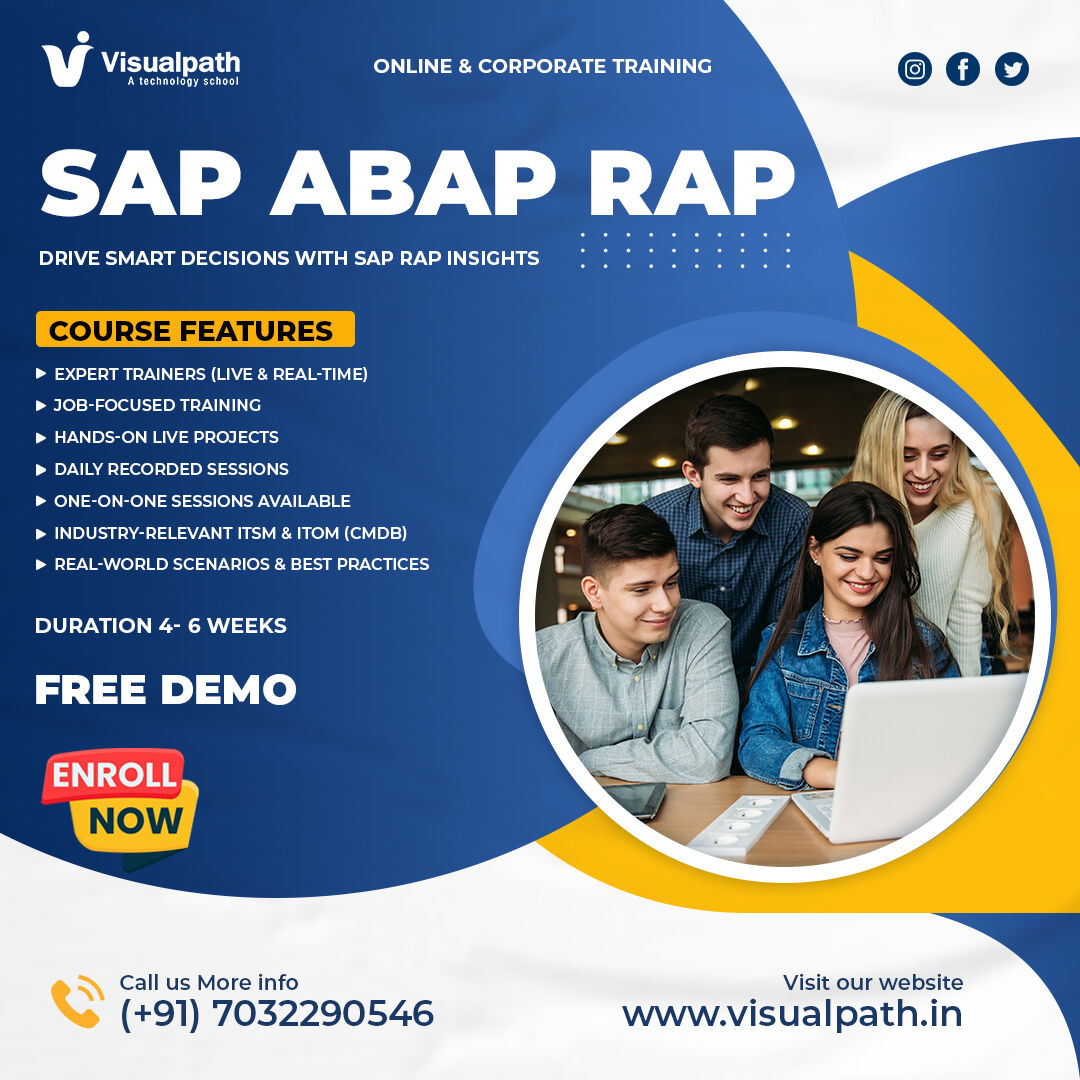 Hyderabad, Lessons Offered, SAP ABAP RAP Course In Hyderabad By Industry Expert Trainers