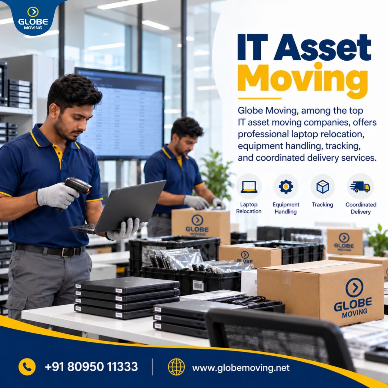 Bangalore, Logistics, IT Asset Moving- Globe Moving