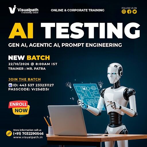 Hyderabad, Lessons Offered, AI Testing | GenAI & Prompt Engineering | New Batch